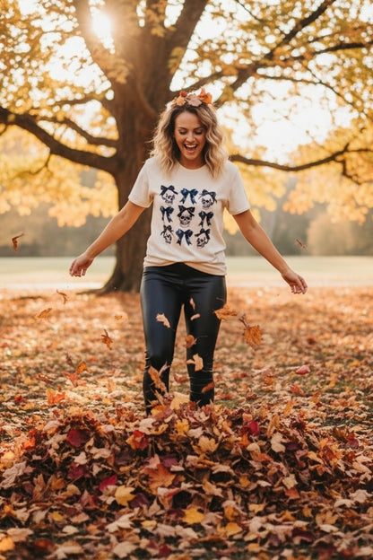 Skull and Bows Tee