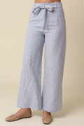 Harbor Stripe Linen Pants